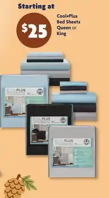 Family Dollar Cool•Plus Bed Sheets Queen or King offer