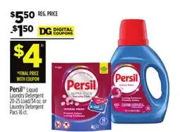 Dollar General Persil Liquid Laundry Detergent offer