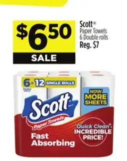 Dollar General Scott Paper Towels offer