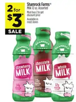 Dollar General Shamrock Farms Milk offer