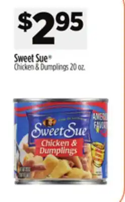 Dollar General Sweet Sue Chicken & Dumplings offer