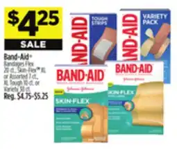 Dollar General Band-Aid Bandages Flex, Skin Flex XL or Assorted, XL Tough or Variety offer