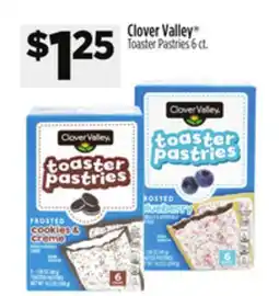 Dollar General Clover Valley Toaster Pastries offer