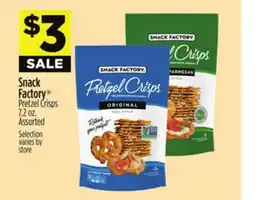 Dollar General Snack Factory Pretzel Crisps offer