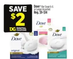 Dollar General Dove Bar Soap offer