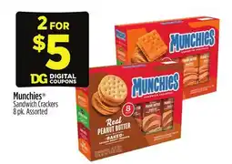 Dollar General Munchies Sandwich Crackers offer