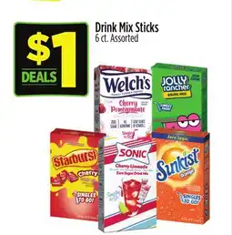 Dollar General Drink Mix Sticks offer