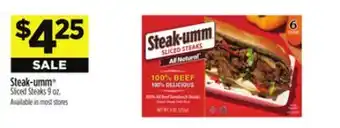 Dollar General Steak-umm Sliced Steaks offer