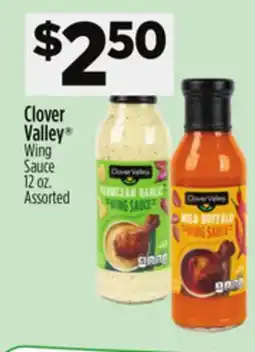 Dollar General Clover Valley Wing Sauce offer