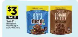 Dollar General Sheila G's Brownie Brittle Chocolate Chip or M&M's Minis offer