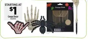 Dollar General Creepy Decor offer
