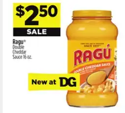Dollar General Ragu Double Cheddar Sauce offer