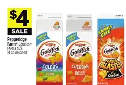 Dollar General Pepperidge Farm Goldfish FAMILY SIZE offer