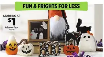 Dollar General Halloween Decor offer