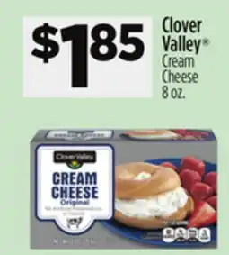 Dollar General Clover Valley Cream Cheese offer
