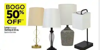 Dollar General Lamps offer