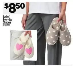 Dollar General Ladies' Everyday Slippers offer