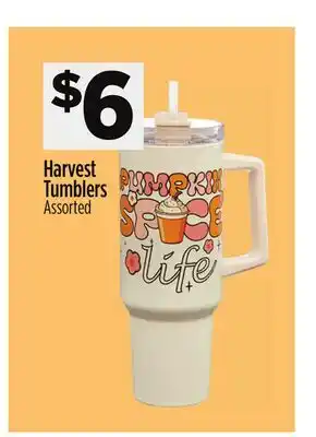 Dollar General Harvest Tumblers offer