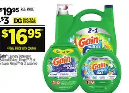 Dollar General Gain Laundry Detergent offer