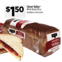 Dollar General Clover Valley White Bread offer