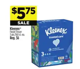 Dollar General Kleenex Facial Tissue offer