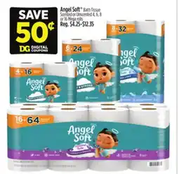 Dollar General Angel Soft Bath Tissue Scented or Unscented offer