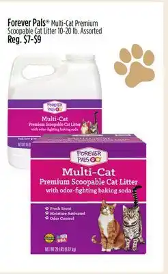 Dollar General Forever Pals Multi-Cat Premium Scoopable Cat Litter offer