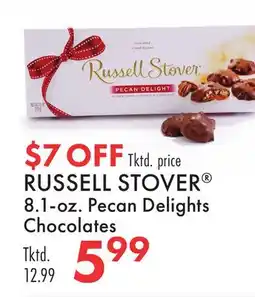Boscov's RUSSELL STOVER 8.1-oz. Pecan Delights Chocolates offer
