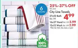 Boscov's City Line Towels offer