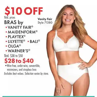 Boscov's BRAS by offer