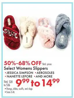 Boscov's Select Womens Slippers offer