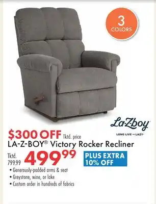 Boscov's LA-Z-BOY Victory Rocker Recliner offer