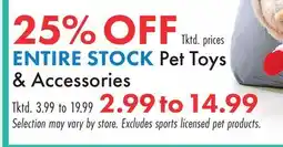 Boscov's Pet Toys & Accessories offer