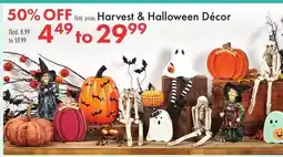 Boscov's Harvest & Halloween Décor offer