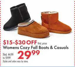 Boscov's Womens Cozy Fall Boots & Casuals offer