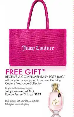 Boscov's Juicy Couture Just Moi Eau de Parfum offer