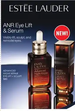 Boscov's ESTEE LAUDER ADVANCED NIGHT REPAIR EYE LIFT + SCULPT offer