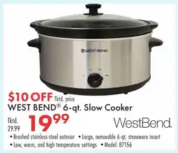 Boscov's WEST BEND 6-qt. Slow Cooker offer