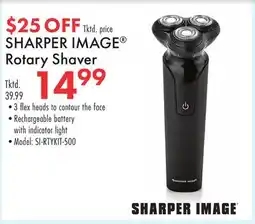 Boscov's SHARPER IMAGE Rotary Shaver offer