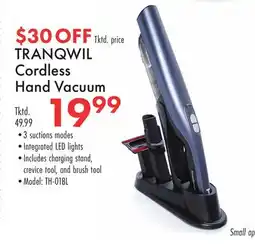 Boscov's TRANQWIL Cordless Hand Vacuum offer