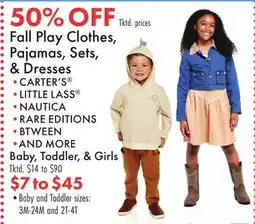 Boscov's Fall Play Clothes, Pajamas, Sets, & Dresses offer