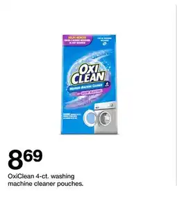 Target OxiClean 4-ct. washing machine cleaner pouches offer