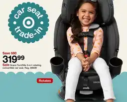 Target Graco Turn2Me 3-in-1 rotating convertible car seat offer