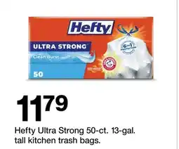 Target Hefty Ultra Strong 50-ct. 13-gal. tall kitchen trash bags offer