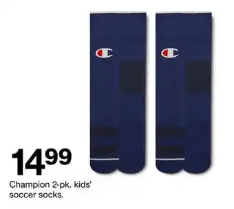 Target Champion 2-pk. kids' soccer socks offer