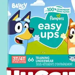 Target Pampers Easy Ups 66-ct. training pants offer