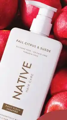 Target Native 16.5-oz. limited-edition citrus & suede shampoo offer