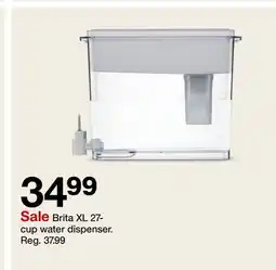 Target Brita XL 27-cup water dispenser offer