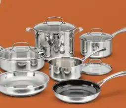 Target Cuisinart Classic 10-pc. stainless steel cookware set offer