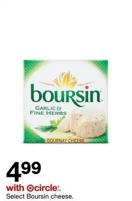 Target Select Boursin cheese offer
